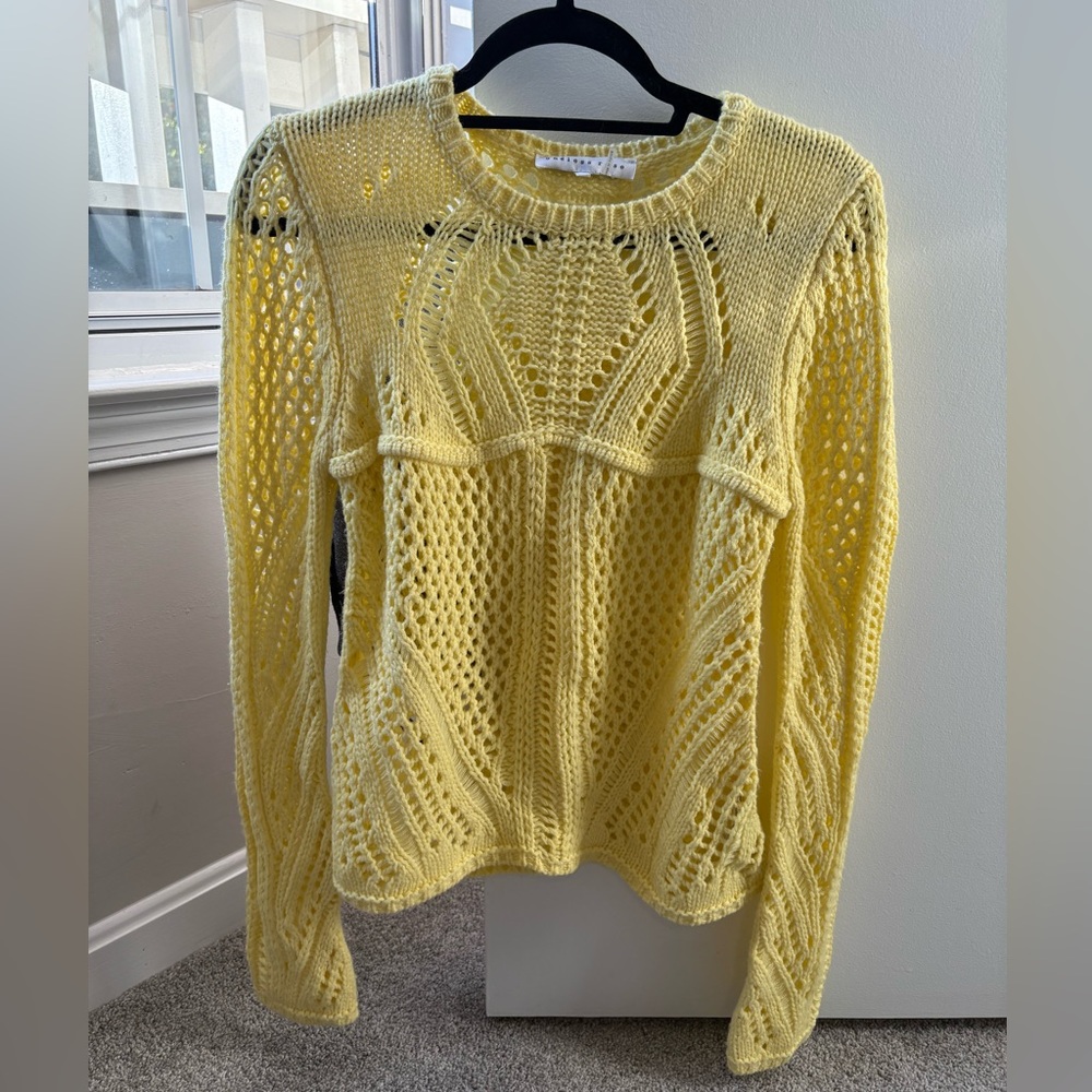 Vici yellow knit sweater